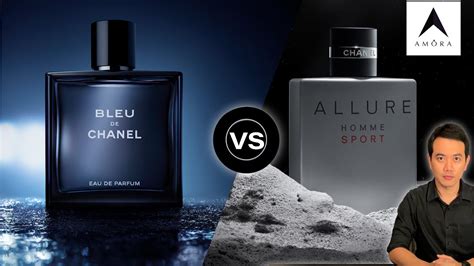 bleu de chanel vs allure homme sport|chanel allure homme sport price.